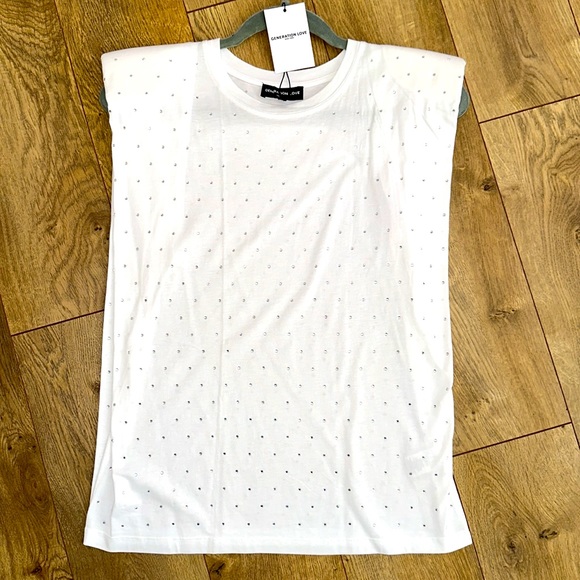 Generation Love Muscle Studded T-Shirt NWT - Picture 9 of 11